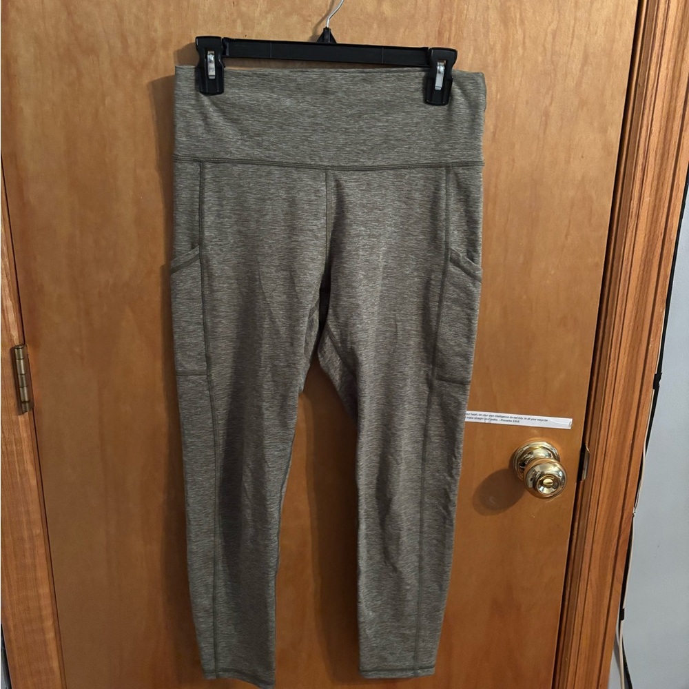 Aerie Olive High-Waisted Leggings